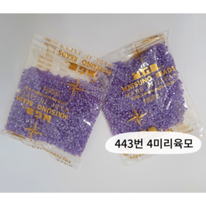 일본비즈 마쯔노 MGB 막대비즈 라운드 육모 빅사이즈 대용량 글라스비즈, 1개, #443