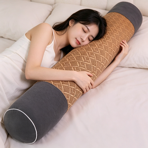Mosashoe 등나무 냉감 바디필로우 롱쿠션 죽부인, 그레이