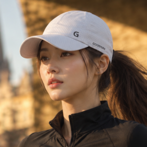 굿새로이 초경량 메쉬 스포츠캡 러닝모자, 1개, 화이트