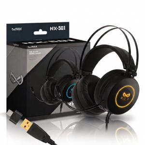 녹스 게이밍 헤드셋 NX-501 USB 게임용 마이크 7.1, 게이밍헤드셋