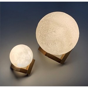 보름달 LED무드등 15cm LED간접조명 무선전등 3D 입체 보름달, 보름달 조명등