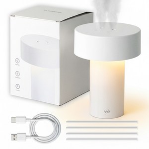 [무선] 윈티 무드등 미니 초음파 가습기 필터 4개입, 화이트