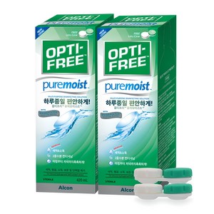 옵티프리 퓨어모이스트 렌즈세정액, 420ml, 2세트 골드박스 특가