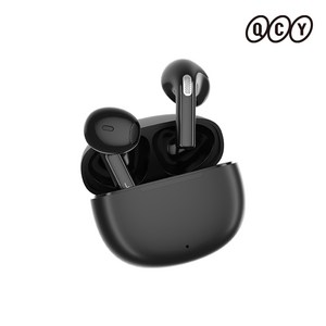 QCY 에일리팟 블루투스 이어폰, QCY-AilyPods APP, 블랙