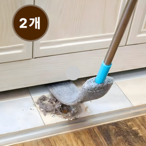 엔유스 틈새 먼지 흡착 제거 밀대 청소기, 2개