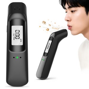 Vimonic 비접촉 휴대용 음주측정기 LCD 화면 한글 음성방송 경찰용, 1개