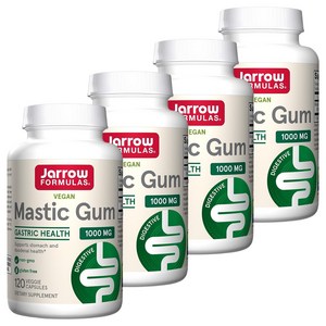 재로우 매스틱 검 1000mg 베지 캡슐, 120정, 4개 골드박스 특가