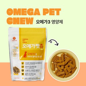 퍼피랑키티랑 오메가펫츄 강아지 영양제, 36정, 피부/피모, 1개