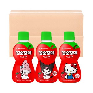 꼬소꼬미 사과맛 캐릭터 랜덤발송, 200ml, 40개
