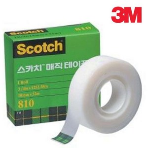 스카치 매직테이프 810R 리필 18mm x 15m, 15개