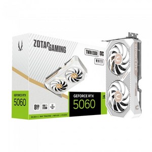 ZOTAC GAMING GEFORCE RTX 5060 Twin Edge OC White D7 8GB 그래픽카드 VGA