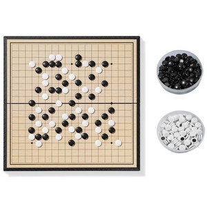 영결무람 자석 바둑판 세트 29*29 cm, 블랙, 1개