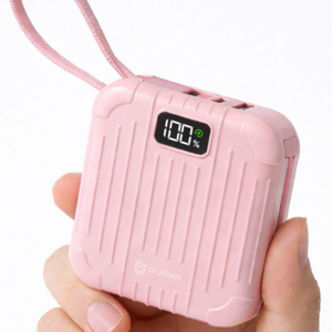 오지렌 고속충전 초경량 보조배터리 10000mAh, 핑크