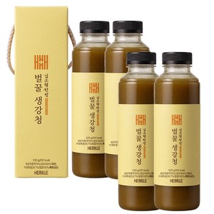 김소형 원장 벌꿀 생강청 생강즙 100% 국산 생강 야생화꿀 사용, 4개, 1개입, 525g