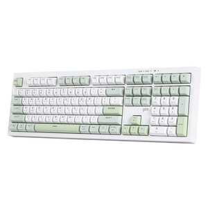 지클릭커 오피스프로 사일런스 M RGB 무소음 유무선 블루투스 108키 키보드, Greenwich RC1, WK50, 제조사축