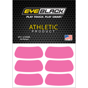 EYEBLACK Pink 컬러 아이블랙 12 pair (24개) 아이패치 스티커, 핑크