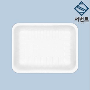 서번트 PSP 발포 트레이 18호 스티로폼 용기 떡 정육 생선 야채 포장용기, 1박스, 1000개
