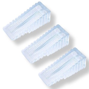 후크월드 도어스토퍼 문닫힘방지 도어쿠션 스토퍼 투명 color, 3개