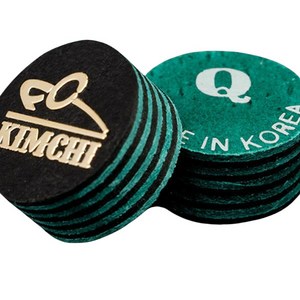 김치팁 엑스트라팁 Q 2개 1세트 / 개인선수용팁 개인용팁 당구팁 당구큐팁 당구용품 당구재료 당구용품팁 당구큐팁 당구개인팁 개인팁 개인큐당구팁 하우스팁 선수용팁 김치팁, 초록색