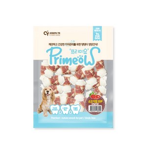 프리미요 딩고껌 소고기 연어 7cm (2.5인치) 20P, 240g, 1개