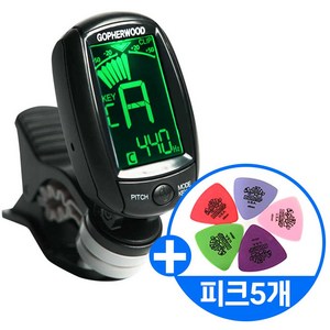 고퍼우드 다기능 클립튜너기 G3, 1개