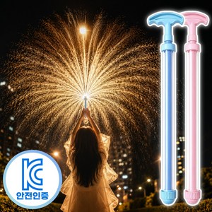주로아 인생샷 회오리 분수물총 워터밤 물놀이 2종 세트, 2개, 블루+핑크