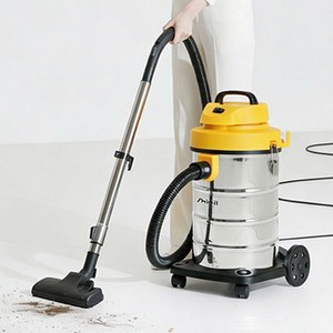 초강력 25L 신일 업소용청소기 흡입력 좋은 공업용 산업용 건습식 유선 진공청소기, 옐로우, SVC-HSS1400