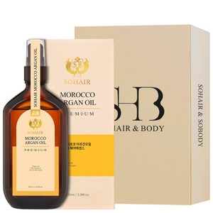 쏘헤어 모로코 아르간오일 데미지 케어 헤어에센스, 100ml, 1개