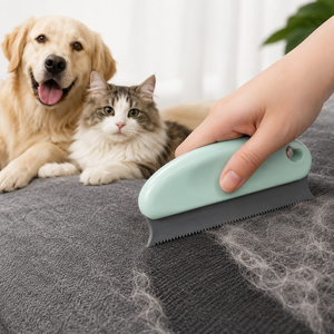 하우센트 박힌털제거 털갈이 강아지 고양이 털제거기, 1개, 라이트블루