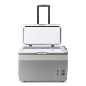 제크롤 캠핑용 차량겸용 냉동 냉온장고 캐리어형 30L, JK-2W3000A, 그레이