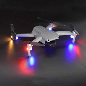 DJI용 드론 야간비행 LED DIY 싸이키 발광 나이트 악세사리, 1개, (미니) 스키드LED(레드+블루)