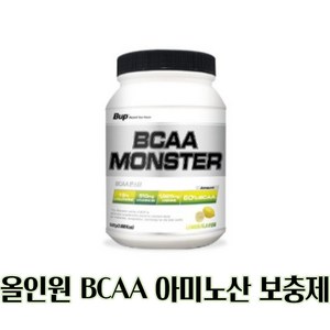 BUP BCAA몬스터 레몬맛 500g, 2개