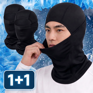 모브드 이중분리형 자외선차단 여름 바라클라바, 블랙+블랙, 2개