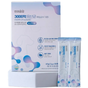 반려공감 강아지 생유산균 3000억 프로바이오틱스, 1개, 장건강/유산균, 30회분