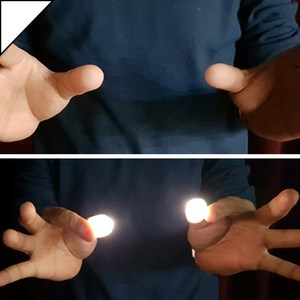 JL매직 LED 라이트 손가락 불빛 마술 도구 공연마술 고급케이스포장 딜라이트(2개입1세트), 흰색, 1세트