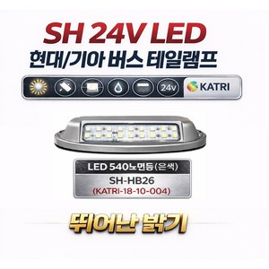 대성부품 LED 현대버스 타이어등 노면등 현대 24V 사이드등 기아 아시아 폭등 차폭등 옆면등 비상등 깜박이 카운티 그랜버드 유니시티 기아버스 에어로타운 그린시티 유니버스, 1개, 은색