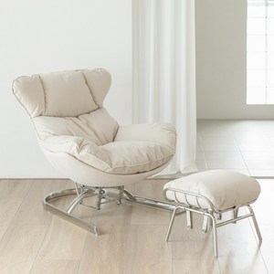 밀로스 벨러체어 로우아 1인용 리클라이너 소파 [GC009-1], 스툴 포함
