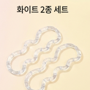 덕꾸 트위스트 피젯토이 2개/3개세트 집중력향상 지렁이 스트레스해소, 2개, 화이트