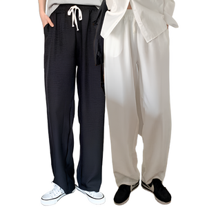 하은몰 여성 와이드 밴딩 팬츠 바지 2P