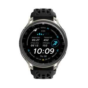 어메이즈핏 스마트워치 CHEETAH 2 PRO, GPS + 블루투스, 48mm, 블랙