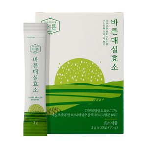 바른 매실효소 유산균 소화 발효, 90g, 1박스
