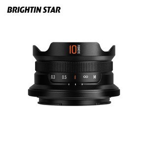 Brightin Star 10mm F5.6 II 초광각 어안렌즈 수동 초점 (호환 소니 E 마이크로 M4/3), M4/3흑