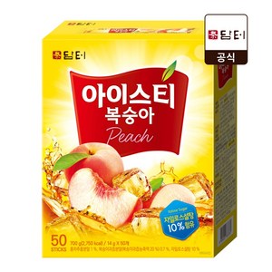 담터 아이스티 복숭아, 14g, 50개입, 1개