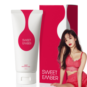 수용성 스윗 엠버 PH 5.5 러브 핫 바디 마사지 젤, 1개, 150ml