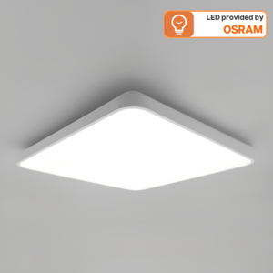 오스람칩 국산 LED 뉴 심플 방등 조명 플리커프리 60W AS 2년 (설치설명서 포함 ), 하얀빛