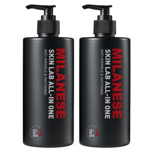 밀라네제 스킨랩 남성 올인원 대용량, 500ml, 2개