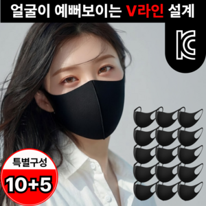 브랜드88 브이핏 빨아쓰는 예뻐보이는 다회용 연예인 입체 마스크