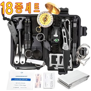 캠핑 재난가방 생존키트 18종 세트, 1개, 1개