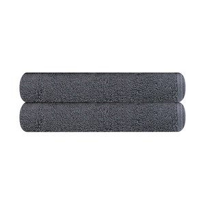 송월타월 프리미엄 크라운50 바스타올 230g 30수 면사, 진회색, 2개