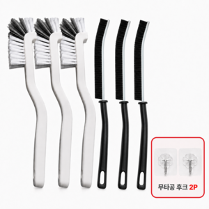 소구랩 다용도 주방 욕실 청소솔 틈새솔 만능 틈새브러쉬 3+3 세트 SGR-06A, 1개